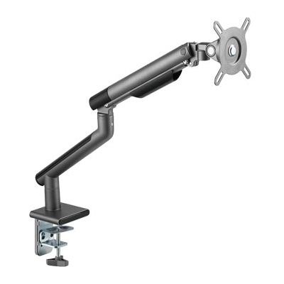快適ワークのモニターアーム 13-32インチ対応 1画面昇降アーム DA112 ブラック