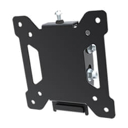 テレビ壁掛け金具 上下角度調節 13-32インチ対応 TVセッターチルト EI111 ブラック