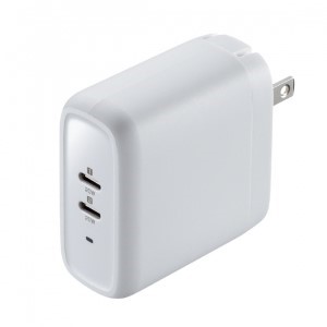 USB PD対応AC充電器（PD20W×2ポート）