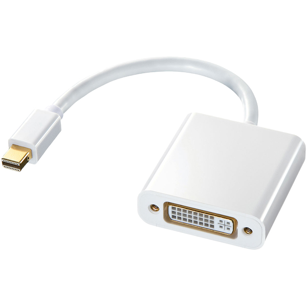 ミニDisplayPort-DVI変換アダプタ