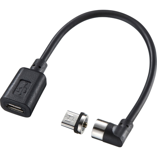 Magnet脱着式microUSB変換アダプタケーブル