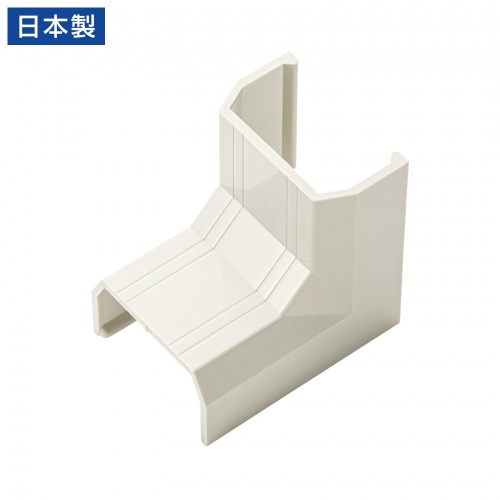 CA-KK22MW用ケーブルカバー（幅22mm、入角、ミルキーホワイト）