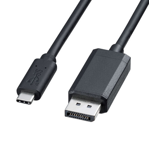 TypeC-DisplayPort変換ケーブル（ブラック・3m）