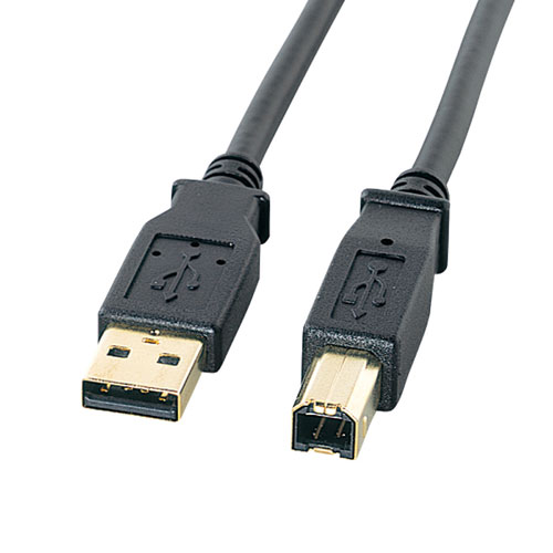 USB2.0ケーブル（ブラック・1.5m）