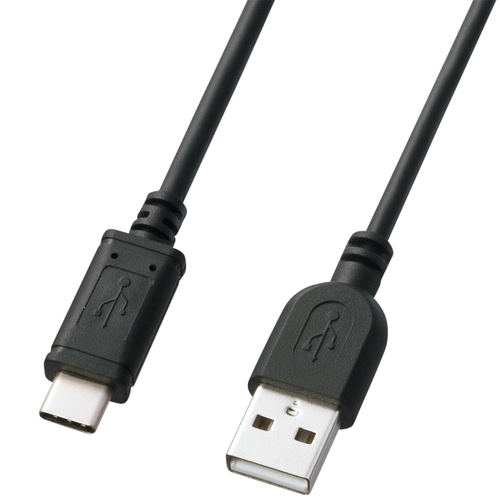 USB2.0 Type C-Aケーブル（2m・ブラック）