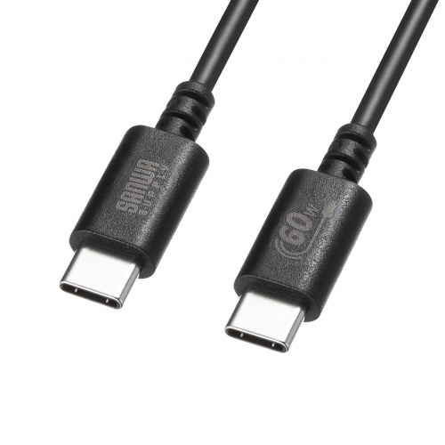 USB 2.0 Type-Cケーブル（PD60W・1.5m・ブラック）