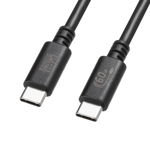 USB 2.0 Type-Cケーブル（PD60W・3m・ブラック）