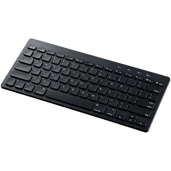 タブレットスタンド機能付きBluetoothキーボード（iOS対応・ブラック）