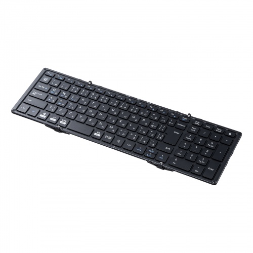 Bluetooth折りたたみフルキーボード（ブラック）