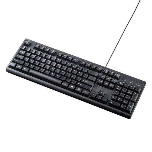 英語USBキーボード（ブラック）