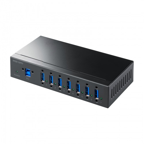 産業用USB 5Gbpsハブ（7ポート）