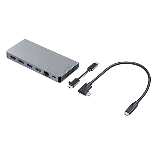 USB Type-C ドッキングハブ（HDMI・LANポート・カードリーダー搭載）