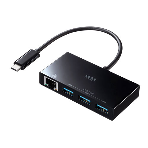 USB Type-Cハブ付き ギガビットLANアダプタ