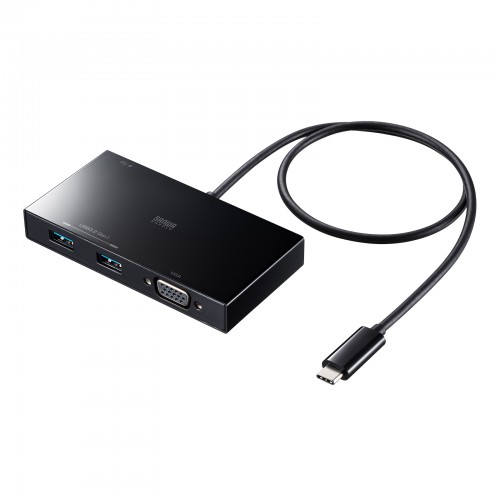 VGA付USB Type-Cハブ