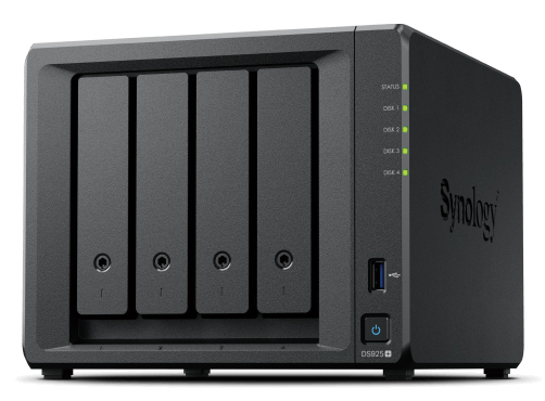 DiskStation DS925+ AMD Ryzen V1500B CPU搭載多機能4ベイNASサーバー