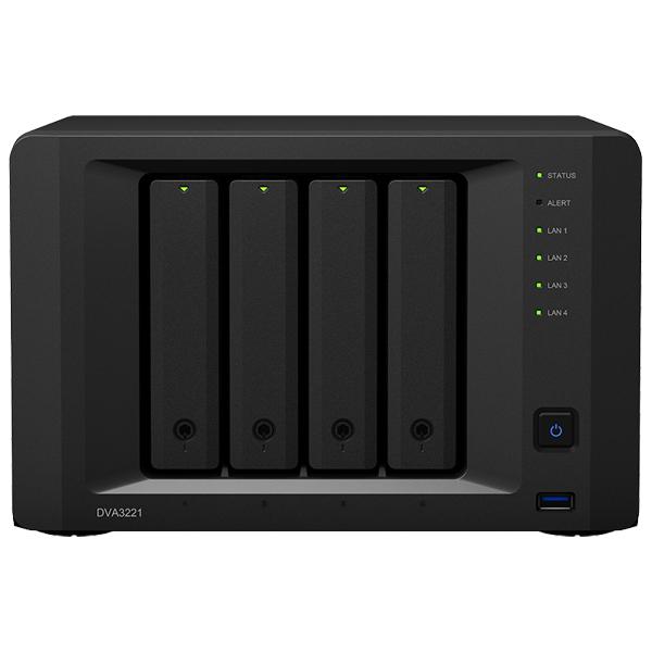 ディープラーニングNVR DVA3221 HDD非搭載モデル
