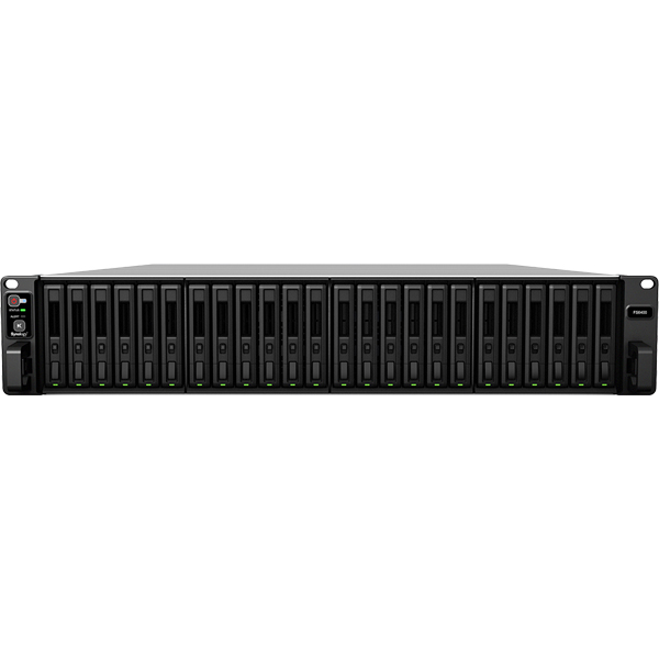 FlashStation FS6400 24ベイ オールフラッシュNAS デュアル8コアXeon RAM32GB 10GBASE-T ディスク非搭載モデル