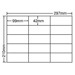 シートカットラベル A4版 15面付(1ケース500シート)