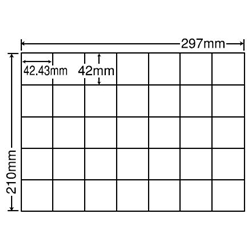 シートカットラベル A4版 35面付(1ケース500シート)