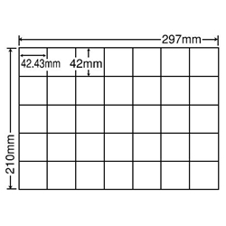シートカットラベル A4版 35面付(1ケース500シート)