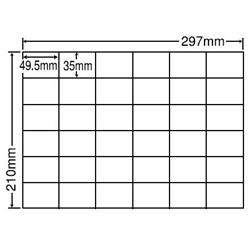シートカットラベル A4版 36面付(1ケース500シート)