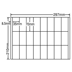 シートカットラベル A4版 24面付(1ケース500シート)