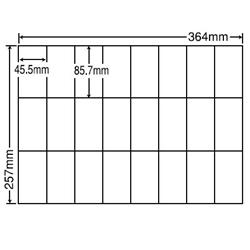 シートカットラベル B4版 24面付(1ケース500シート)