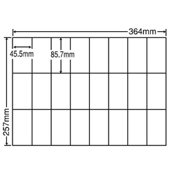 シートカットラベル B4版 24面付(1ケース500シート)