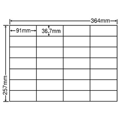 シートカットラベル B4版 28面付(1ケース500シート)