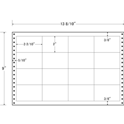 タックフォームラベル 13 8/10インチ×9インチ 16面付(1ケース500折)