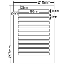 シートカットラベル A4版 12面付(1ケース500シート)