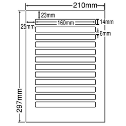 シートカットラベル A4版 12面付(1ケース500シート)