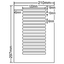 シートカットラベル A4版 15面付(1ケース500シート)