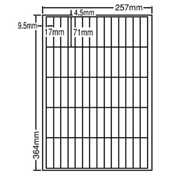 シートカットラベル B4版 70面付(1ケース500シート)