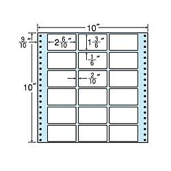 タックフォームラベル 10インチ×10インチ 18面付(1ケース500折)