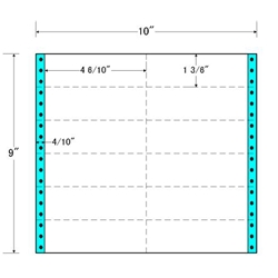 タックフォームラベル 10インチ×9インチ 12面付(1ケース500折)