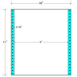 タックフォームラベル 10インチ×11インチ 1面付(1ケース500折)