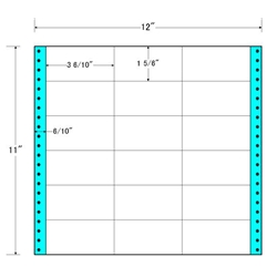タックフォームラベル 12インチ×11インチ 18面付(1ケース500折)