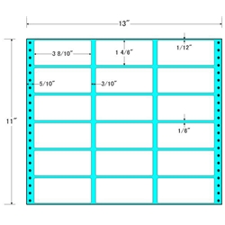 タックフォームラベル 13インチ×11インチ 18面付(1ケース500折)