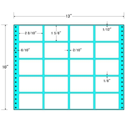 タックフォームラベル 13インチ×10インチ 20面付(1ケース500折)