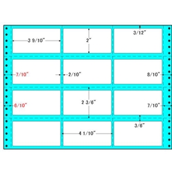 タックフォームラベル 13 6/10インチ×10インチ 12面付(1ケース500折)