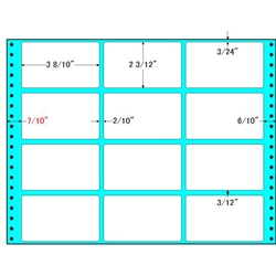 タックフォームラベル 13 1/10インチ×10インチ 12面付(1ケース500折)