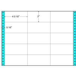 タックフォームラベル 13 6/10インチ×10インチ 15面付(1ケース500折)