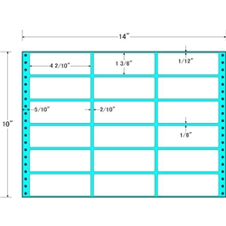 タックフォームラベル 14インチ×10インチ 18面付(1ケース500折)