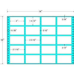 タックフォームラベル 14インチ×10インチ 20面付(1ケース500折)