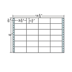 タックフォームラベル 14 6/10インチ×10インチ 24面付(1ケース500折)