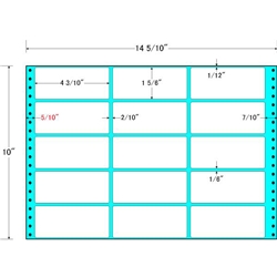 タックフォームラベル 14 5/10インチ×10インチ 15面付(1ケース500折)