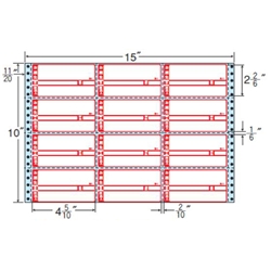 タックフォームラベル 15インチ×10インチ 12面付(1ケース500折)