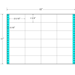 タックフォームラベル 15インチ×11インチ 24面付(1ケース500折)