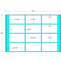 タックフォームラベル 15インチ×10インチ 12面付(1ケース500折)